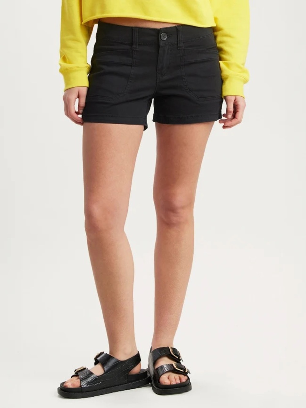 UNIONBAY Delaney 3.5" Stretch Black Shorts NWT SIZE 5